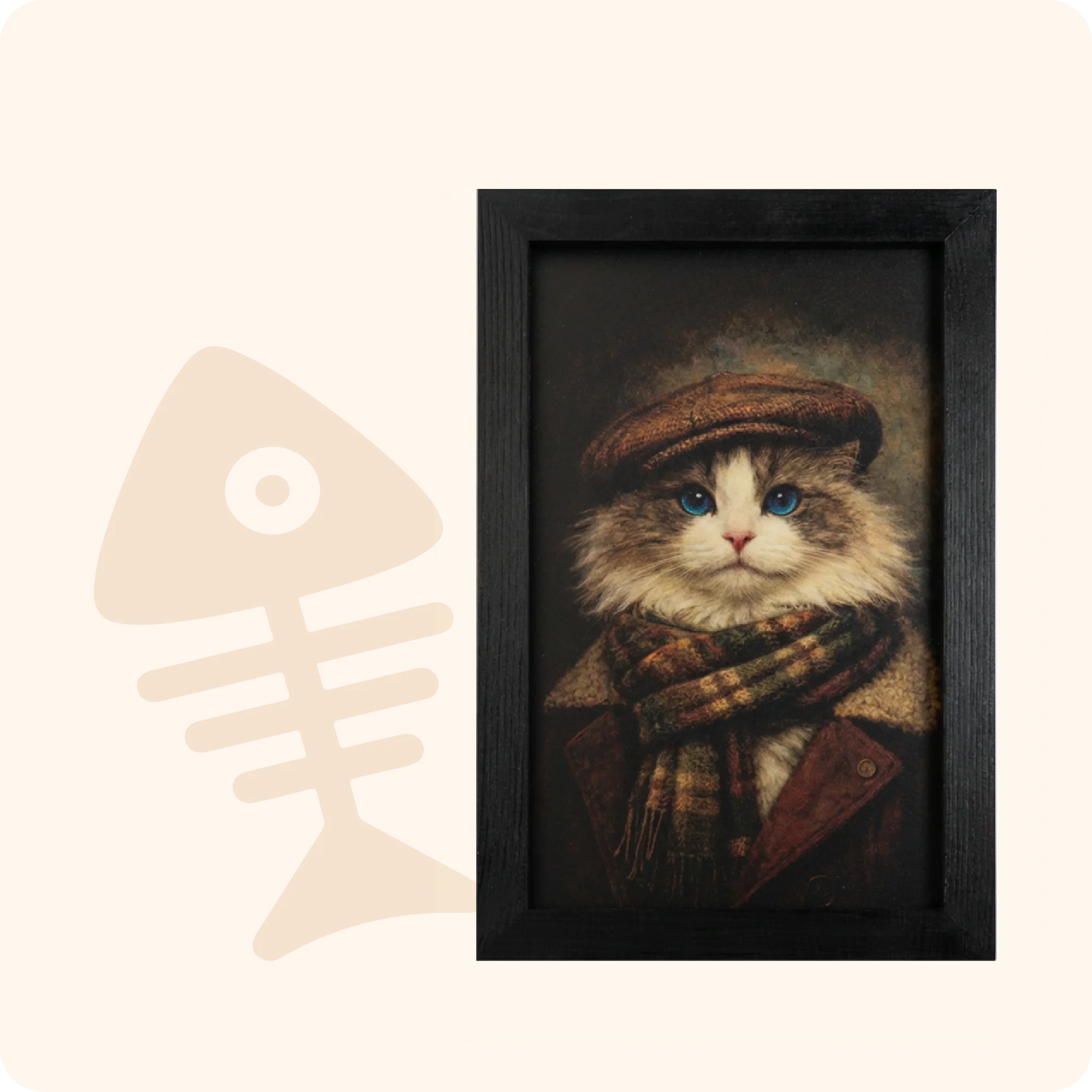 Custom pet portraits on wood with personalized wooden pet wall art