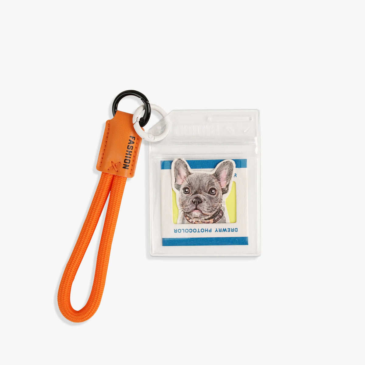 Custom Dog Portrait Keychain – Hand-Painted Watercolor Charm