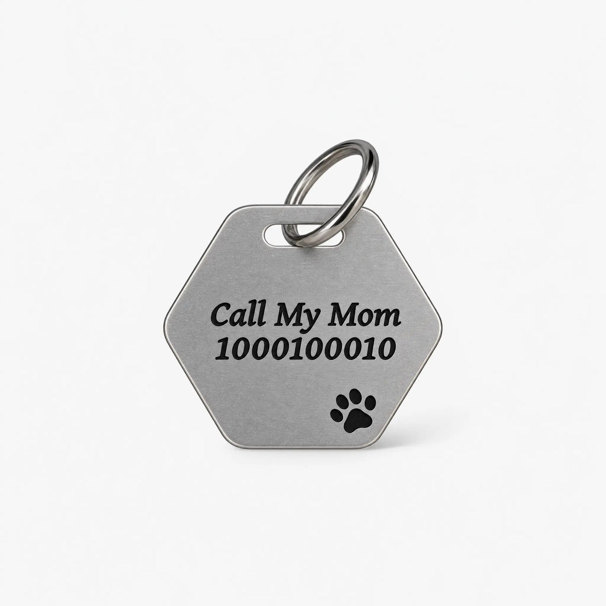 Dinner Time Personalized Dog ID Tag – Food Bowl Design